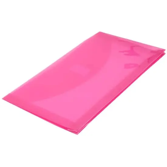 JAM Paper 5.25" x 10" Assorted Plastic Hook & Loop Closure Envelopes, 6ct. {5}