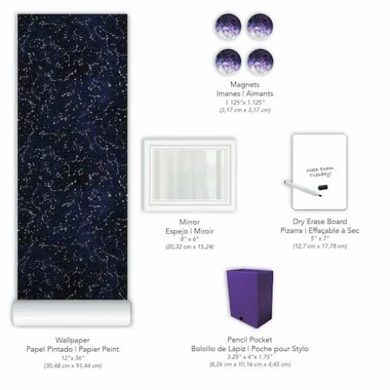 RoomMates Celestial Sister Locker Kit {4}