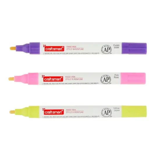 Craftsmart&reg; Paint Pen, Broad Line 3 Pc &mdash; Easter {4}