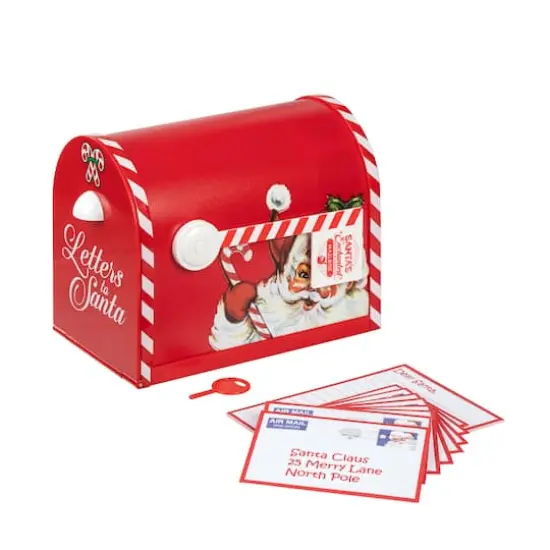 Mr. Christmas 10" Santa's Enchanted Mailbox {6}
