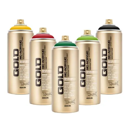 Montana&trade; Cans GOLD Shock Color Spray Paint, 400mL S8020 Shock Brown Dark {2}