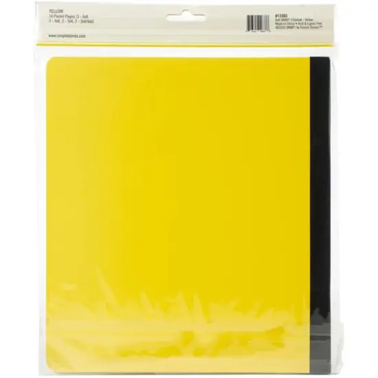 Simple Stories&trade; Sn@p!&trade; Flipbook Album, 6" x 8" Yellow {4}