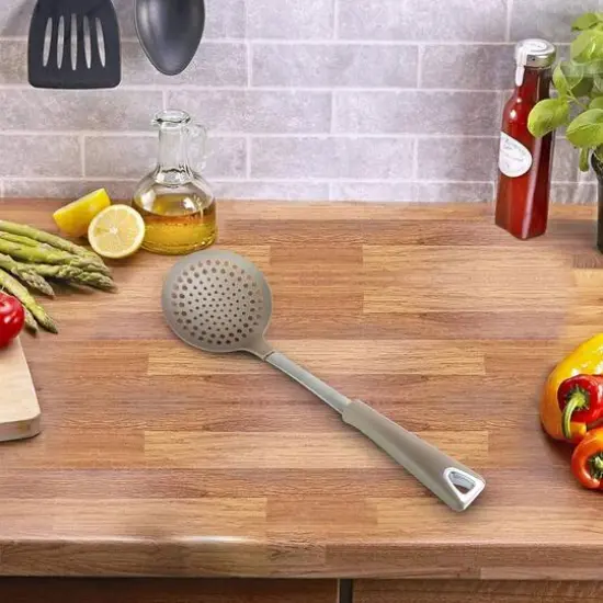 Martha Stewart Gray Nylon Skimmer {5}