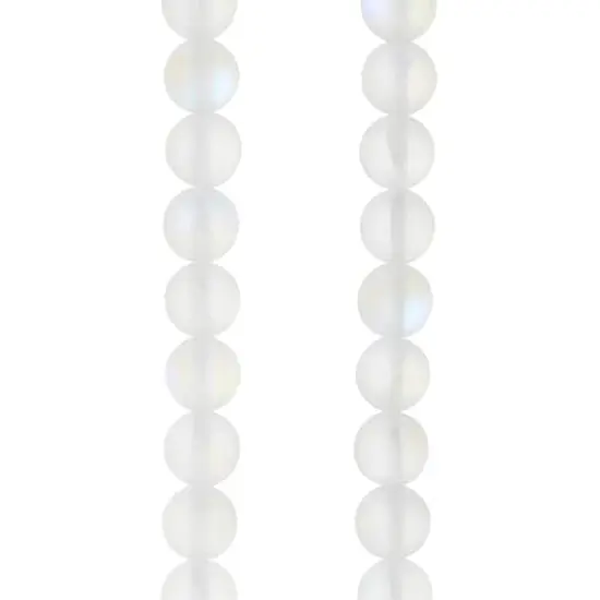 White Opal Glass Round Beads, 6mm by Bead Landing&trade; {1}