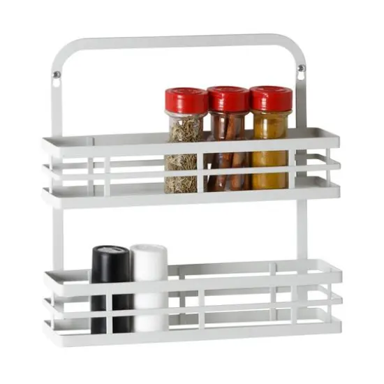 Honey Can Do 2 Tier Modern Wall Spice Rack {1}