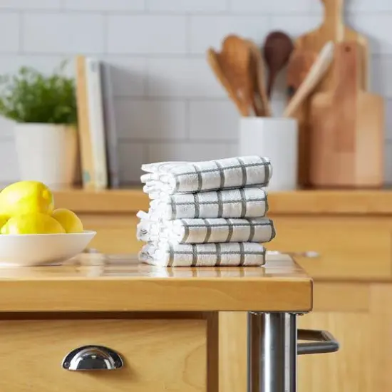 DII&reg; Artichoke Windowpane Terry Dishtowels, 4ct. {5}