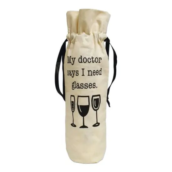 Personality Case&trade; Glasses Canvas Wine Bag {1}