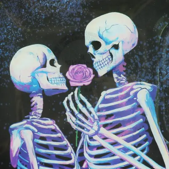 6" x 6" Skeletons Glass Plate by Ashland&reg; {3}