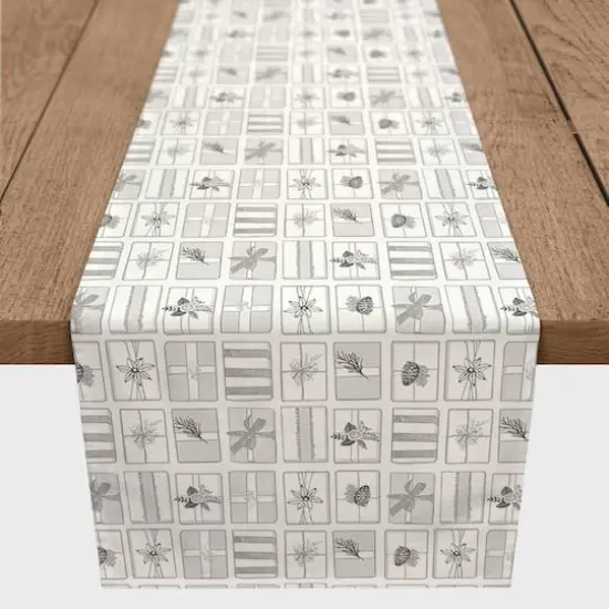 Silver Presents 16x90 Cotton Twill Runner {3}