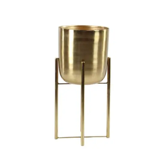 CosmoLiving by Cosmopolitan Gold Metal Glam Planter Set {5}