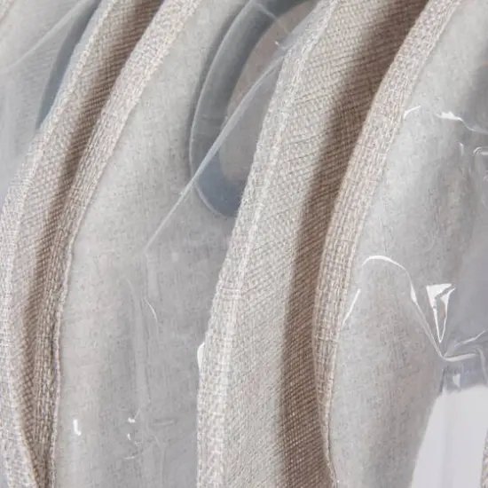 Household Essentials Hanging Garment Shoulder Covers, 4ct. Silver {5}