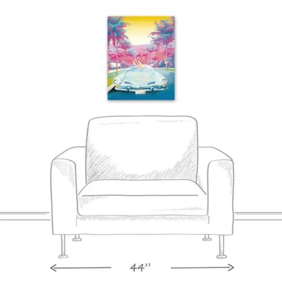 Beach Convertible 16" x 20" Canvas Wall Art {4}