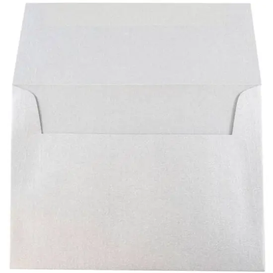 JAM Paper 4.75" x 6.5" Metallic Invitation Envelopes, 25ct. Silver Stardream {4}