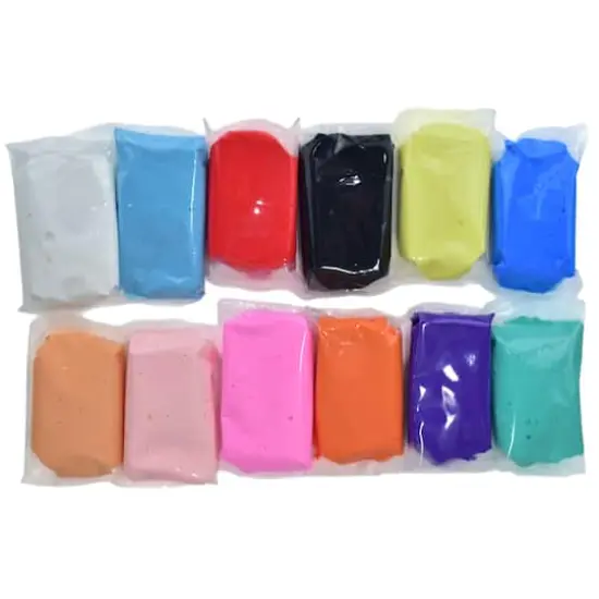 Air Dry Modeling Clay 12 Color Pack by Craft Smart&reg; {3}