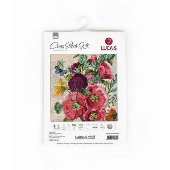 Luca-s Summer Flowers Counted Cross Stitch Kit {3}