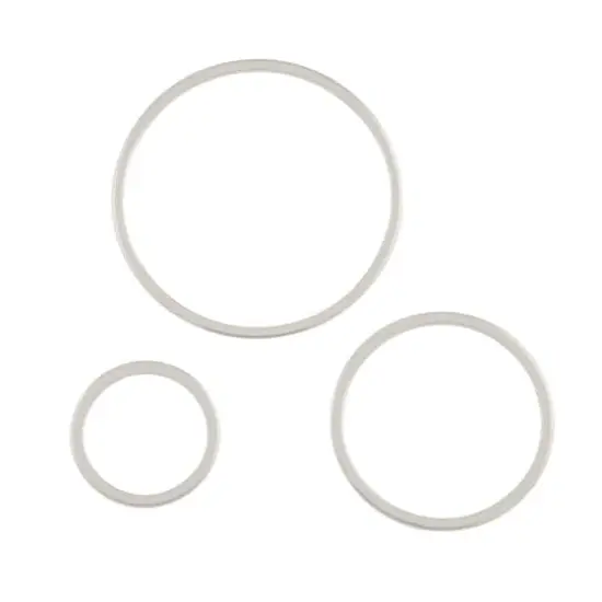 Mixed Round Connectors by Bead Landing&trade; Rhodium {3}