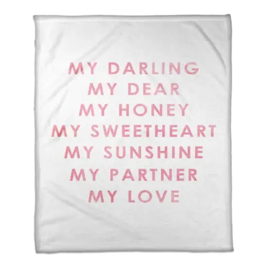 My Darling My Love Throw Blanket {1}