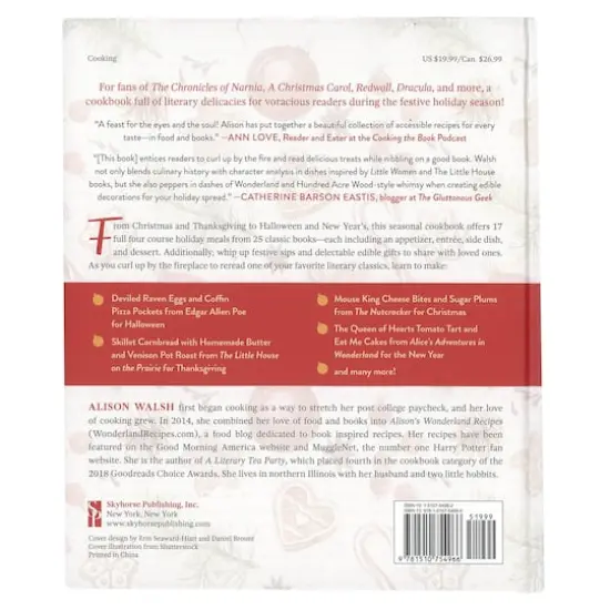 Skyhorse Pub A Literary Holiday Cookbook Book {3}