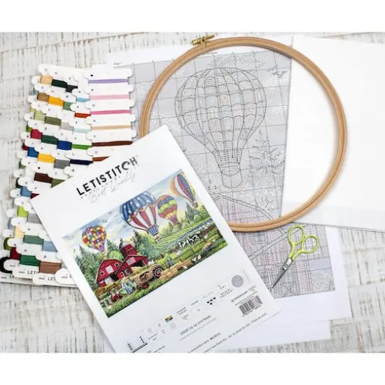 Letistitch Up Up and Away Counted Cross Stitch Kit {4}