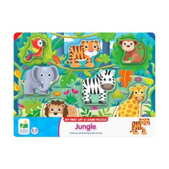 My First Lift & Learn Puzzle - Jungle: 7 Pcs {1}