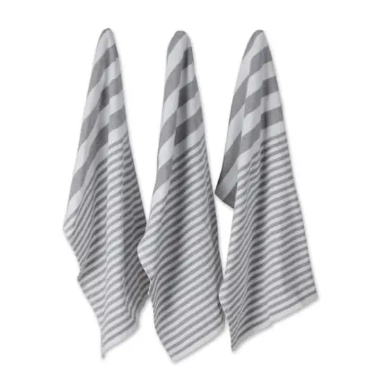 DII&reg; Mineral Nautical Stripe Terry Dishtowels, 3ct. {1}