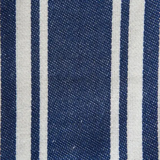 DII&reg; Assorted Nautical Blue Woven Dishtowels Set {5}