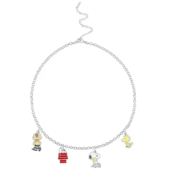 Peanuts&reg; Snoopy & Charlie Brown 4-Piece Enamel Charm Set {3}