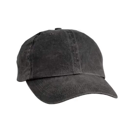 Port & Company&reg; Pigment-Dyed Cap Black {4}