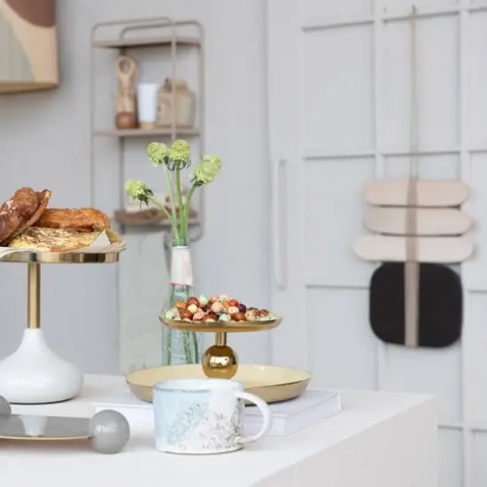 Hello Honey&reg; 15.5" Bleached & Espresso Oak Wood & Jute Wall Hanging {3}