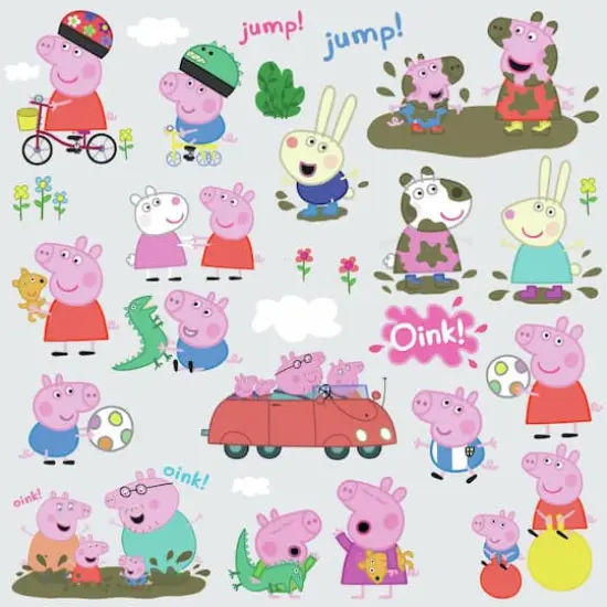RoomMates Peppa Pig Peel & Stick Wall Decals {5}