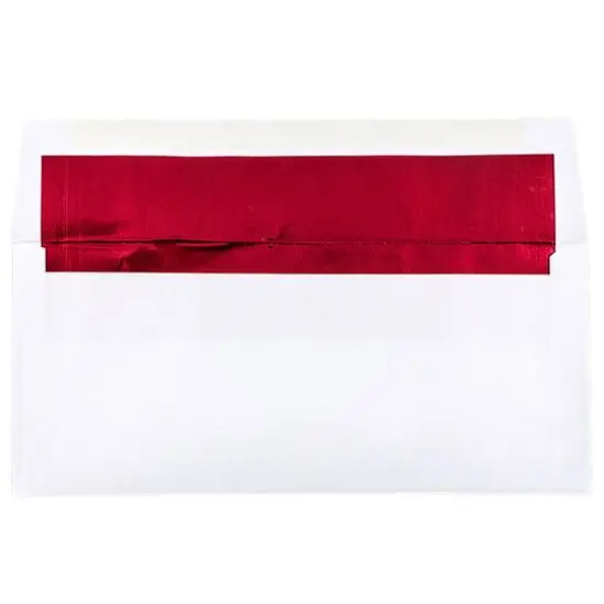 JAM Paper 4" x 9.5" Foil Lined Business Envelopes, 50ct. {1}