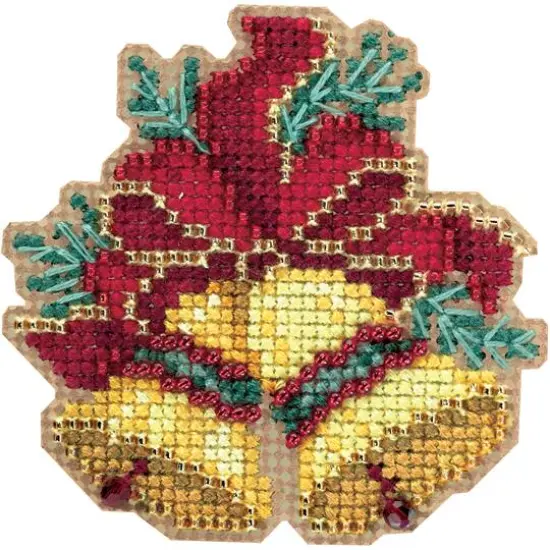 Mill Hill&reg; Christmas Bells Ornament Beaded Counted Cross Stitch Kit {1}