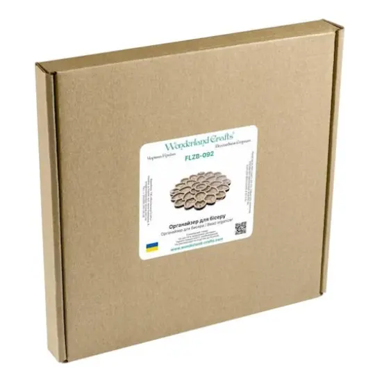 Wonderland Crafts 7.5" Mandala Bead Organizer with Transparent Cover {4}