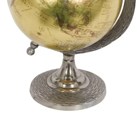 10" Brown Aluminum Traditional Globe {5}