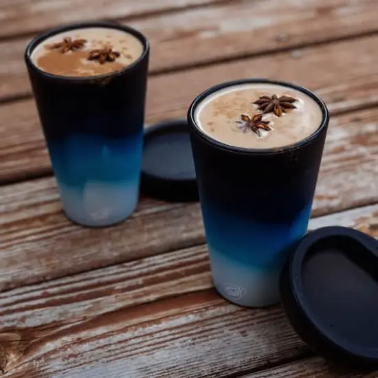 Silipint&reg; 16oz. Silicone Coffee Tumblers, 2ct. Moon Beam {6}