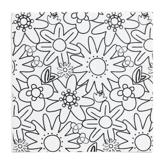 Flowers Canvas Painting Kit by Creatology&trade; {3}