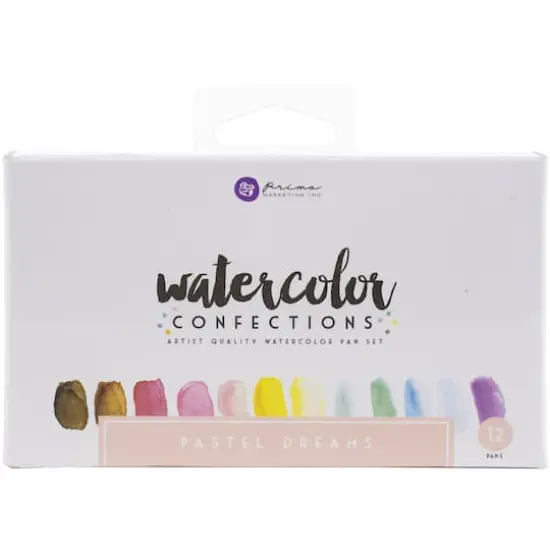 Prima&reg; Watercolor Confections Pastel Dreams Watercolor Pans {5}