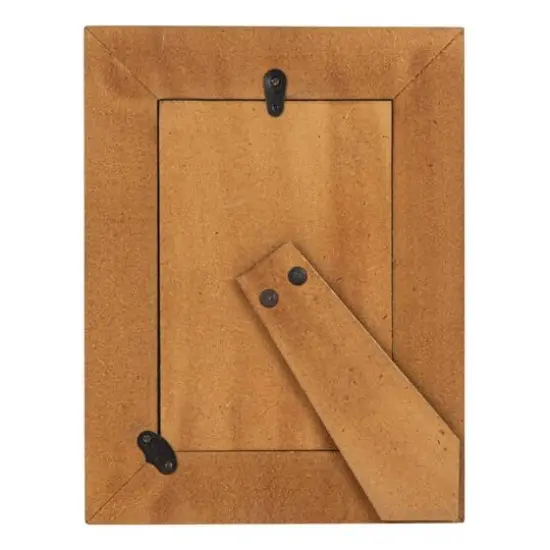 Hello Honey&reg; 4" x 6" Multicolor Floral Reclaimed MDF & Mother of Pearl Photo Frame {6}