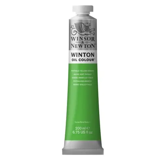 Winsor & Newton&trade; Winton 6.75oz. Oil Colour&trade; Paint Phthalo Yellow Green {1}
