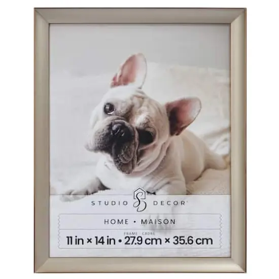 Home 11" x 14" Champagne Thin Wall Frame by Studio D&eacute;cor&reg; {1}