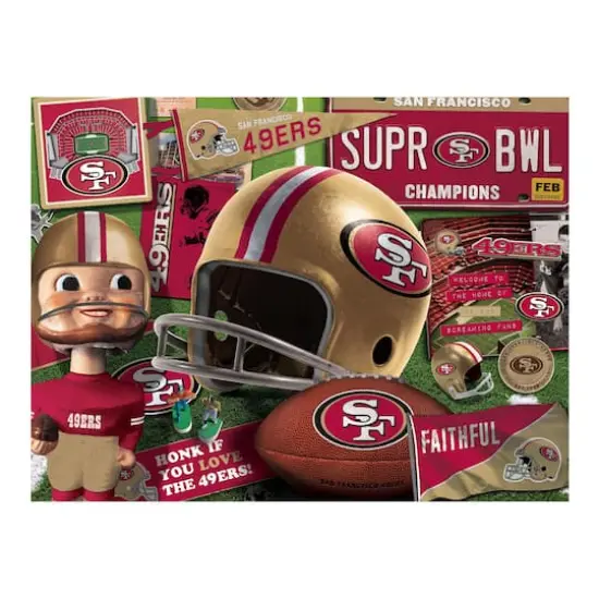 NFL Retro Series 500 Piece Puzzle San Francisco 49ers {5}