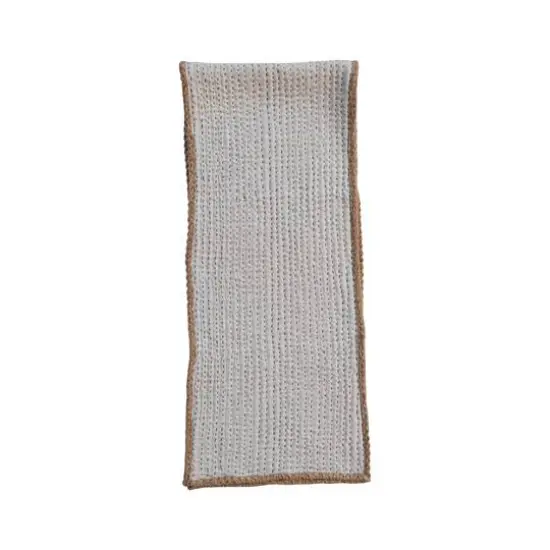 Hello Honey&reg; 6ft. Brown Waffle Weave Cotton Table Runner {5}