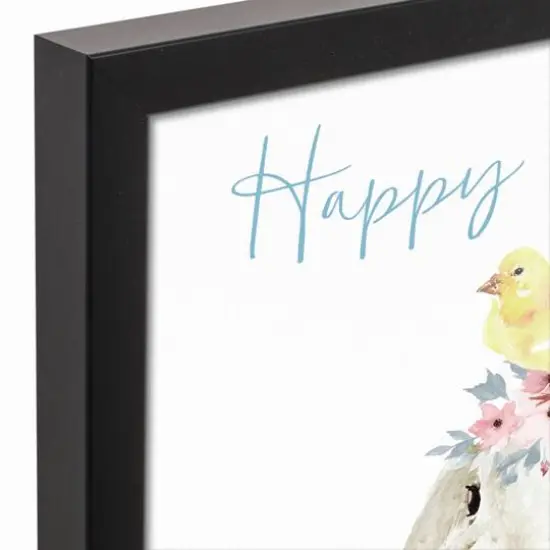 Easter Friends Stack 13.73" x 19.73" Black Framed Canvas {4}