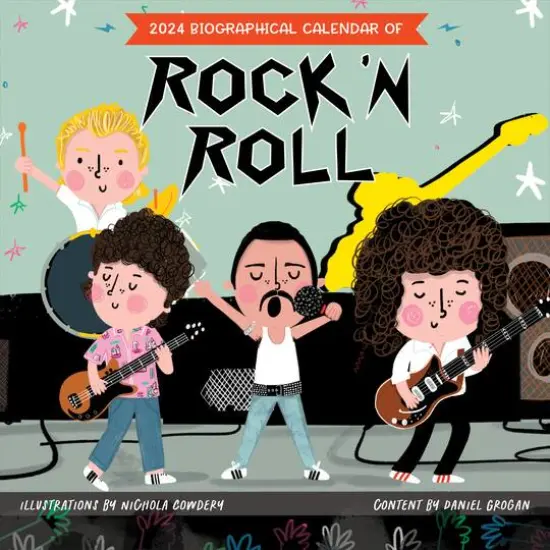 TF Publishing 2024 Rock 'n Roll Biographies Calendar {1}