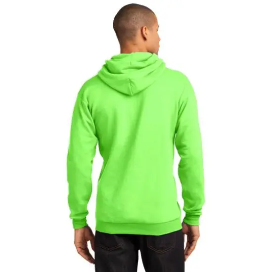 Port & Company® Neon Core Fleece Pullover Hooded Sweatshirt Neon Green {6}