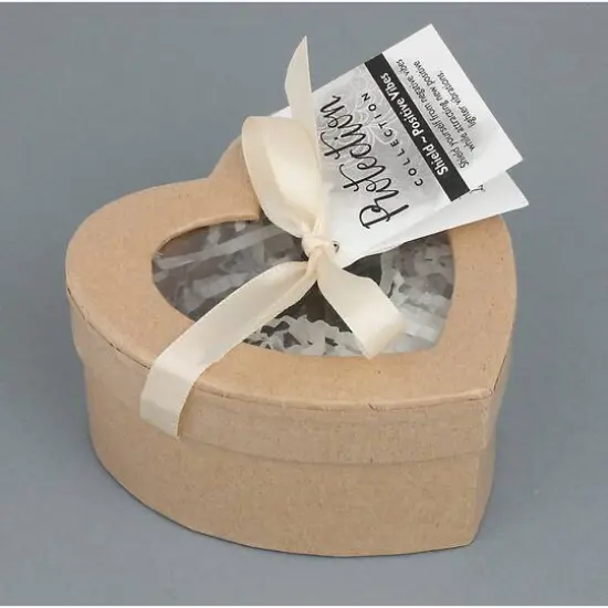 Crystal Stone Rocks In Heart Box {5}