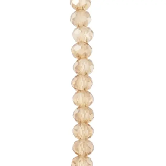 Champagne Glass Faceted Rondelle Beads by Bead Landing&trade; {1}