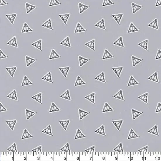 Harry Potter Watercolor Deathly Hollows Toss Precut Cotton Fabric {3}