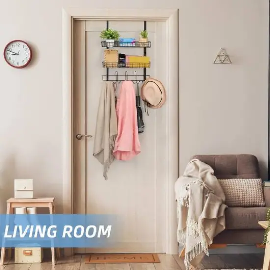 NEX&trade; Over the Door Basket Hook Organizer {7}