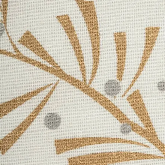 DII&reg; 108" Metallic Holly Leaves Table Runner {6}